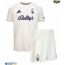 Otroški Nogometni dresi Nottingham Forest Gostujoči 2025-26 Kratek Rokav (+ Kratke hlače)